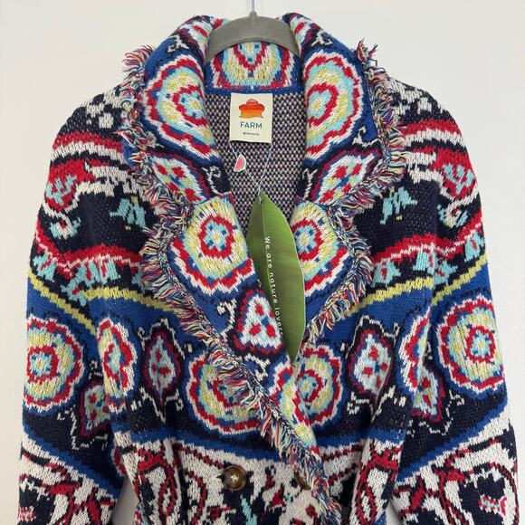 Farm Rio Ainika Floral Knit Cardigan - Picture 3 of 9